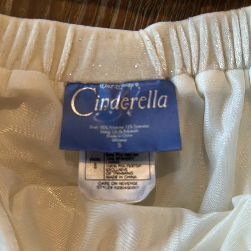 Walt Disney Parks kids small Cinderella sweater/Skirt Set with purse and crown